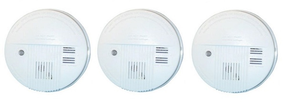 3 rauchmelder buzzer 9vdc sicherheitstechnik brandschutzartikel zubehor fur alarmananlage rauchdetektor rauchsensor brandschutz 