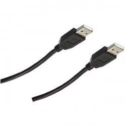 Cavo ad alta velocità nero usb maschio a maschio cavo 140/3hs könig jr international - 1
