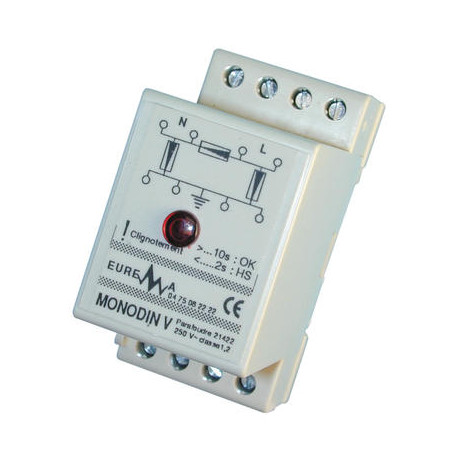 Lightning arrester 220vac single phase modular surge protector + monitoring indicator light (at the beginning of the line) light