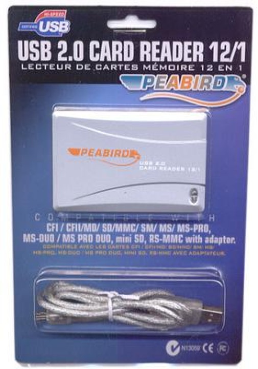 Lettore di carta compact flash lettore carte elettronico identificatore carte elettronico jr international - 1