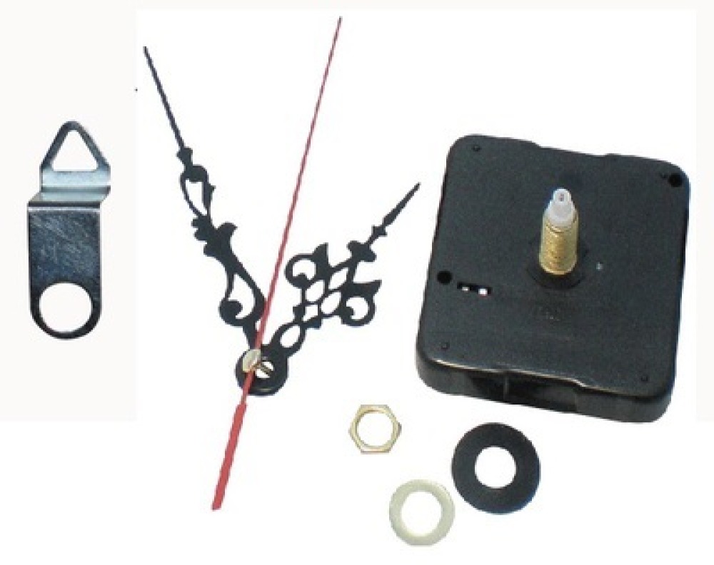 Quartz clock movement kit spindle mechanism shaft 23mm conrad - 1