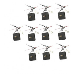 10 X Quarzwerk zum selbstbau von wand oder tischuhren nach eigenem entwurf oder austausch defekter uhrwerke ecloud - 1
