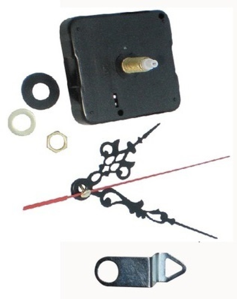 Quartz clock movement kit spindle mechanism shaft 23mm vinyl guru - 1
