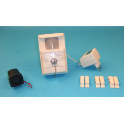 Pack electronic alarm system (infrared + siren + 3 contacts) jr international - 1