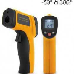 Puntamento laser a infrarossi termometro 32 ° c 380 ° c di temperatura di calore attrito lcd xcsource - 2