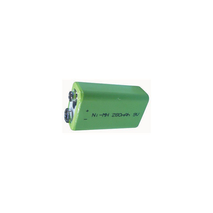 Batteria ricaricabile ibrida ni metallo 8.4vcc 280ma pile ricaricabili batterie da ricaricare ansmann - 1