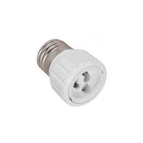 E27 to gu10 adapter converter base holder socket for led light lamp bulbs 12v 24v 48v 220v lampholder conversion maurer - 1