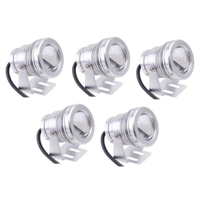 5 X Impermeable led proyector 10w verde rojo rgb azul con remotas 750lm 12v ip67 al aire libre bloomwin - 1