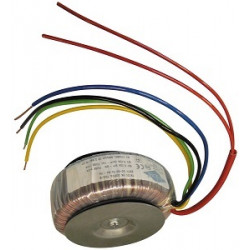 Trasformatore toroidale 230 v / 60 hz 50 200 va 2 x 12v conversione convertitore di conversione block - 1