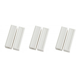 3 Xdetector surface mounting nc magnetic contact, cream alarm detector alarm sensor switches magnetic door sensors cream magneti