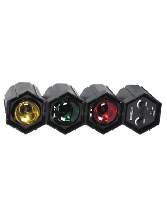 Chase modulare 3 x 60w 220v luce vdl360rl2 musica del gioco microfono sequencer di controllo nedis - 1