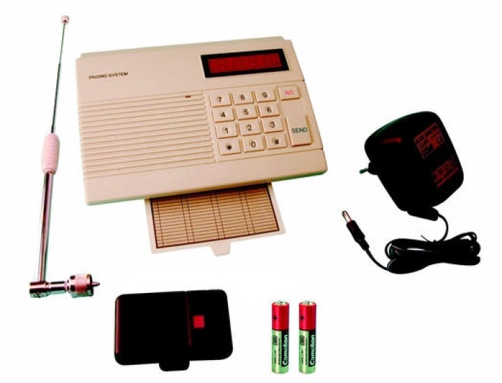 Pager electronic coded pager 27mhz 3w 1 2km + bip ps t02 search pagers pagers wireless communication equipment paging system com