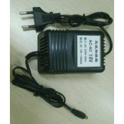 Non regulated single voltage adapter ac input ac output 18vac 1000ma jr  international - 1