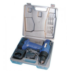 Caja taladradora 9.6v + caja taladro inalambrica + caja herramientas a mano + caja taladros 9.6v + cajas taladros cogex - 1