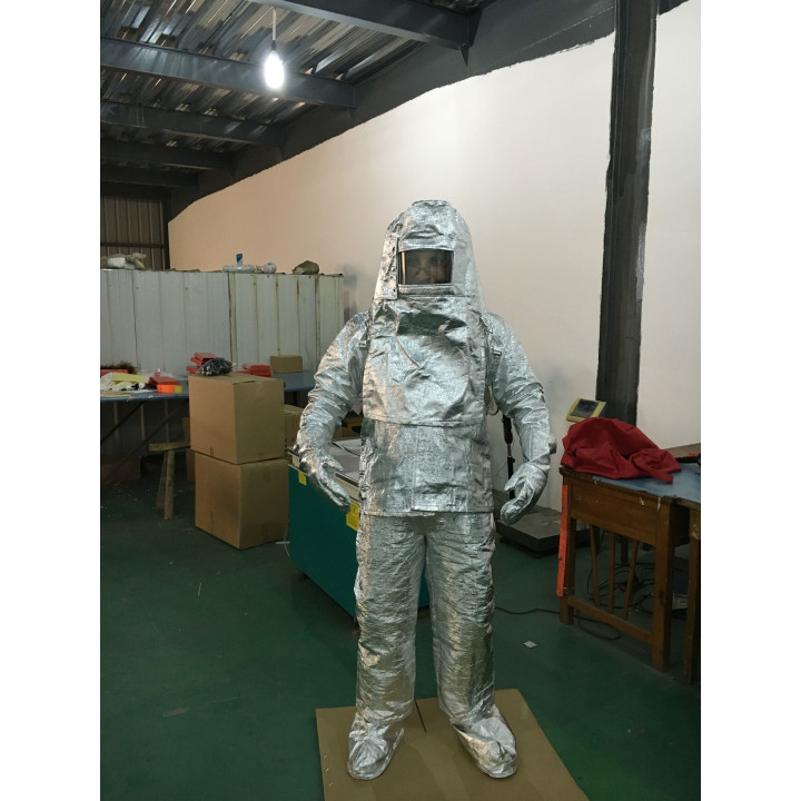 Combinación(mono) aluminio calor resistente 1000°c agreement ga88 94 suelta la mosca guante protege zapato jr international - 2