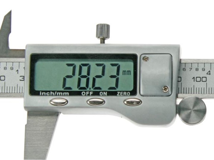 Schieblehre mit digitaler anzeige 150mm/6" – 0,01mm grobes display velleman velleman - 1