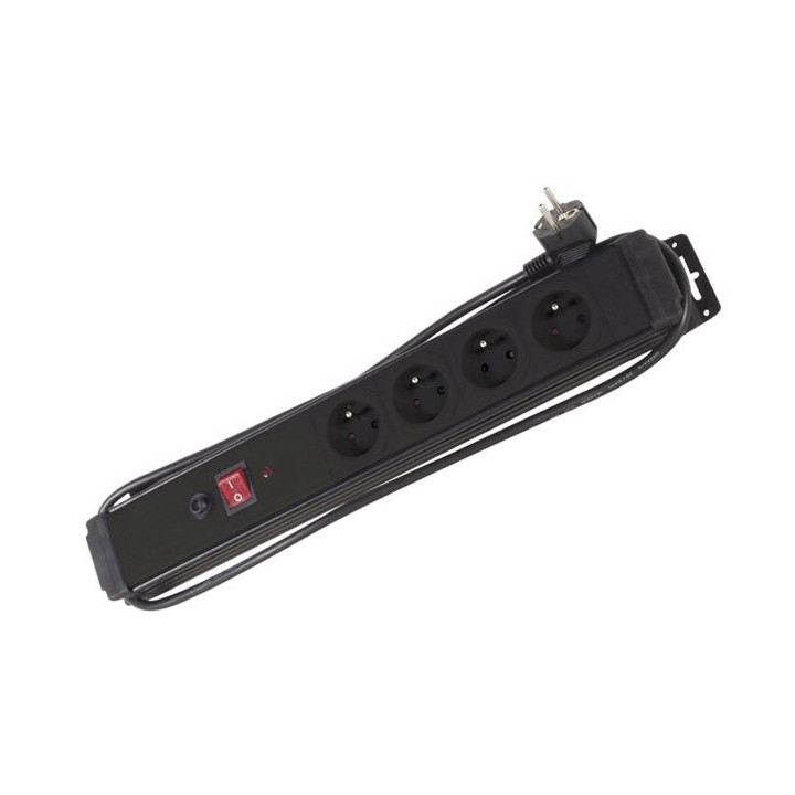 Potenza elettrica striscia di un limitatore di sovratensione 220v 4 prese netbp4ssf netbp4ssf2 ebp04n terra francese brennenstuh