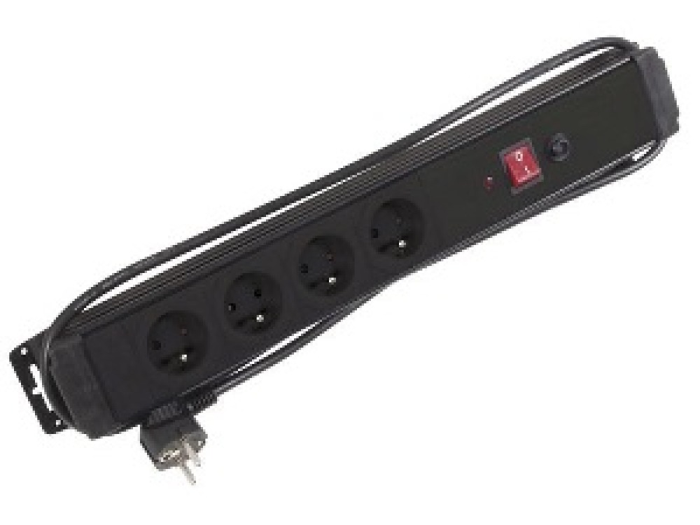 Potenza elettrica striscia di un limitatore di sovratensione 220v 4 prese netbp4ssf netbp4ssf2 ebp04n terra francese veka - 1