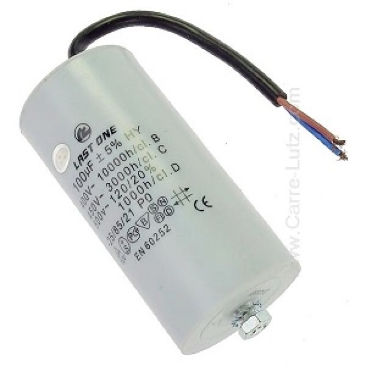 Avviare capacitor 100 mf micro farad 400v 450v sodial - 1