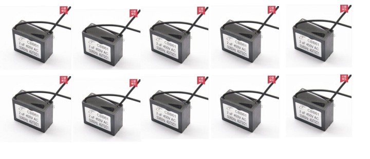 10 X kondensator CBB61 450V2UF tifoz tifoz kondensator vëllim kapacitoreve 2uF dealmux - 1