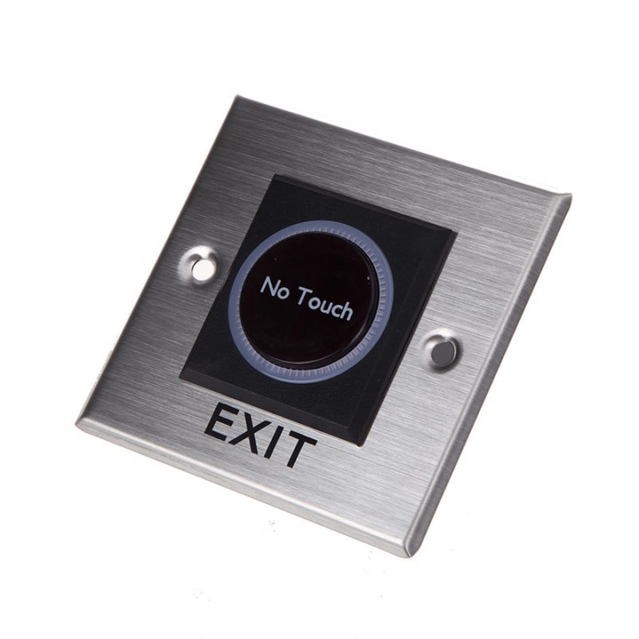 Exit botón de apertura de puerta del sensor 12v sin ir-contacto óptico acnt1 fotoeléctrico infrarrojo jr international - 2