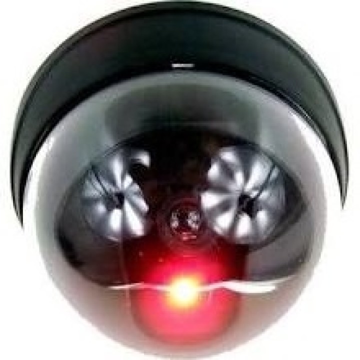 Dummy camera with dome hidden camera dummy camera fake security cameras jr international - 1