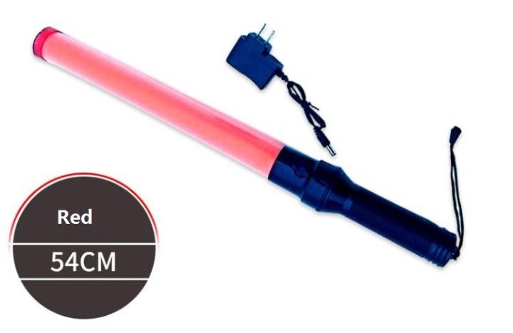 Baton luce GM torcia ricaricabile rosso segnalazione polizia stradale aereo aeroplano jr international - 10
