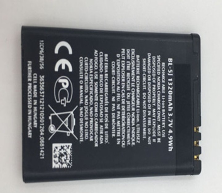 Original BL-5J BL 5J BL5J batería para Nokia 5800 Nuron 5230 5233 5228 C3 X6 X9 N900 5800i 5800W jr international - 2