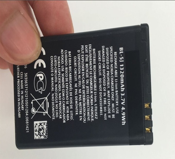 Original BL-5J BL 5J BL5J batería para Nokia 5800 Nuron 5230 5233 5228 C3 X6 X9 N900 5800i 5800W jr international - 5