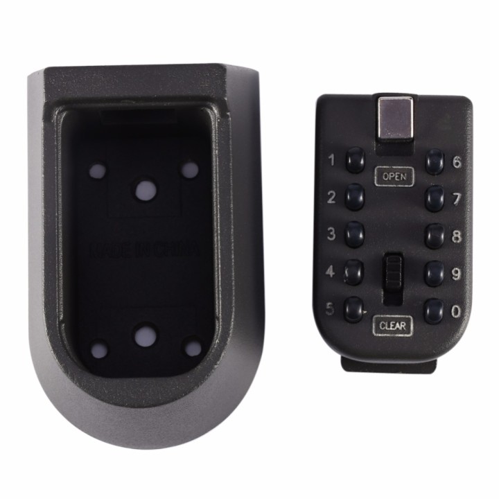 Combination Key Safe Wall Mounted with Rubber Case Key Storage Organizer Boxes Keys Organizer Boxes Small Metal Secret Safe jr i