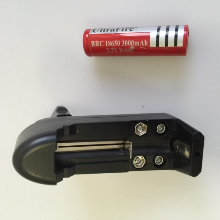 18650 Schwarz 18650 Li-Ion 3,7 V 6000mAh Akku für Fackel-Scheinwerfer- bheema - 2