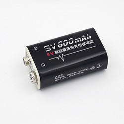batterie ricaricabili 6F22 006P 9V 8.4V Li-ion 600mAh MN1604 a1604 4022 kr9v jr international - 11