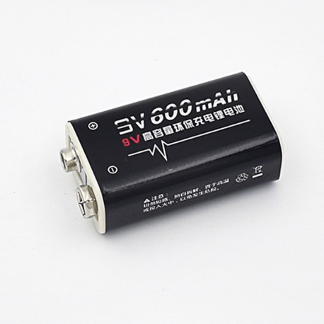 rechargeable batteries 6F22 006p 9V Li-ion 600mah jr international - 11