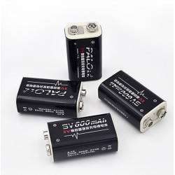 rechargeable batteries 6F22 006p 9V Li-ion 600mah jr international - 10