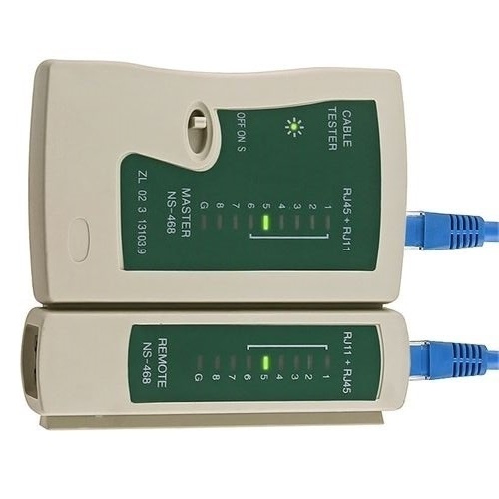 Comprobador de cable lan para rj45, rj12, rj11, rj10 jr international - 1