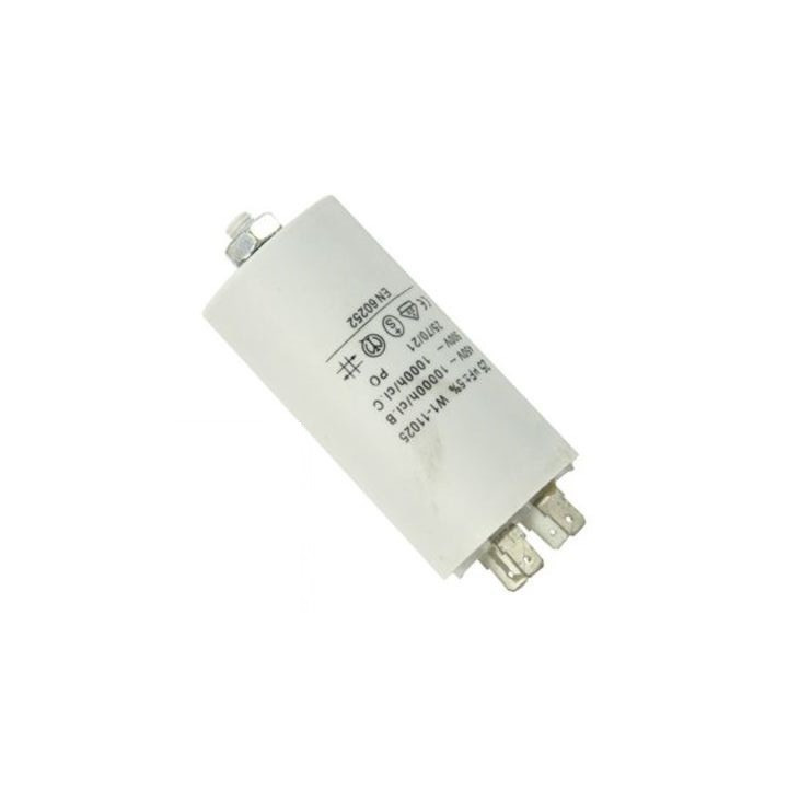 Condenser 25mf micro farad 400v 450v 500v 50 60hz universal motor starting condenser with terminal w1 11025 aerzetix - 1