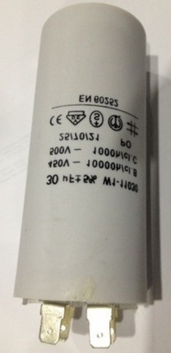 Kondensator 30,0µf  450 v  earth jr international - 1