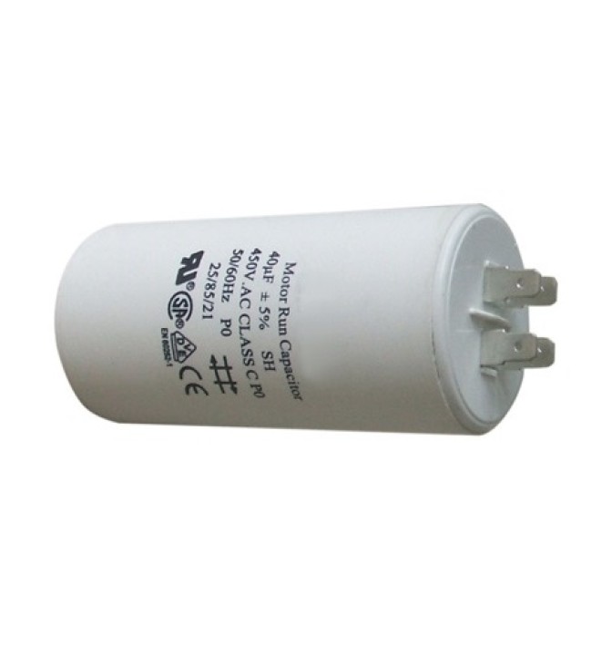 Capacitor 40 uf / 450 v + earth aerzetix - 1