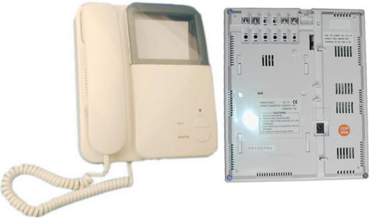 Monitore supplementare b n 4'' 8cm per videocitofono pv4en braitek av 2000df monitor schermi jr international - 1