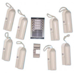 Tursprechanlageset fur 8 wohnungen 38bp tursprechanlage bausatz fur 8 wohnungen tursprechanlage set tursprechanlagen set turspre