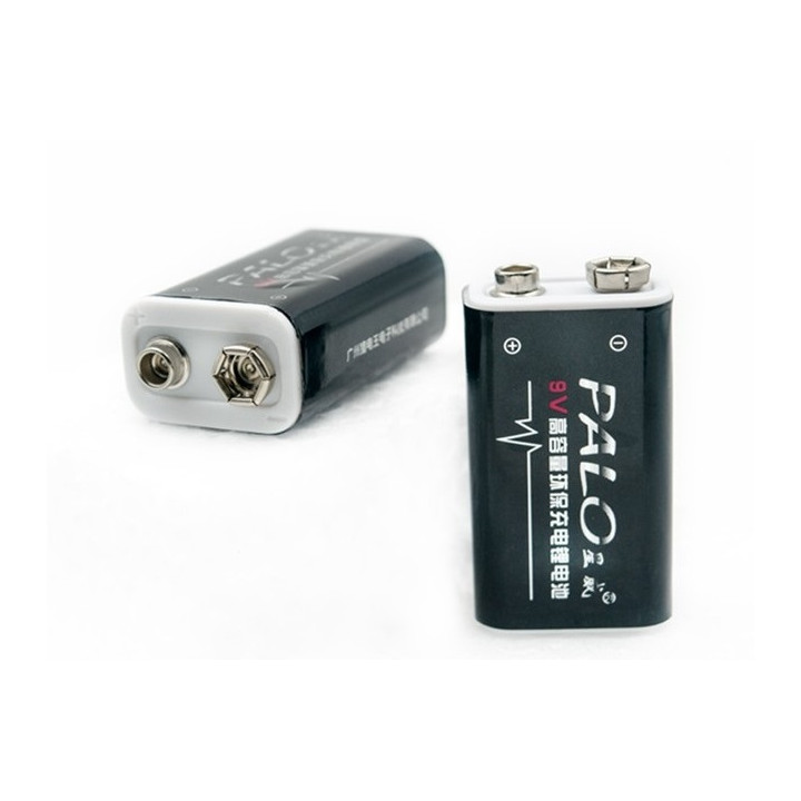 2 batterie ricaricabili 6F22 006P 9V 8.4V Li-ion 600mAh MN1604 a1604 4022 kr9v jr international - 2