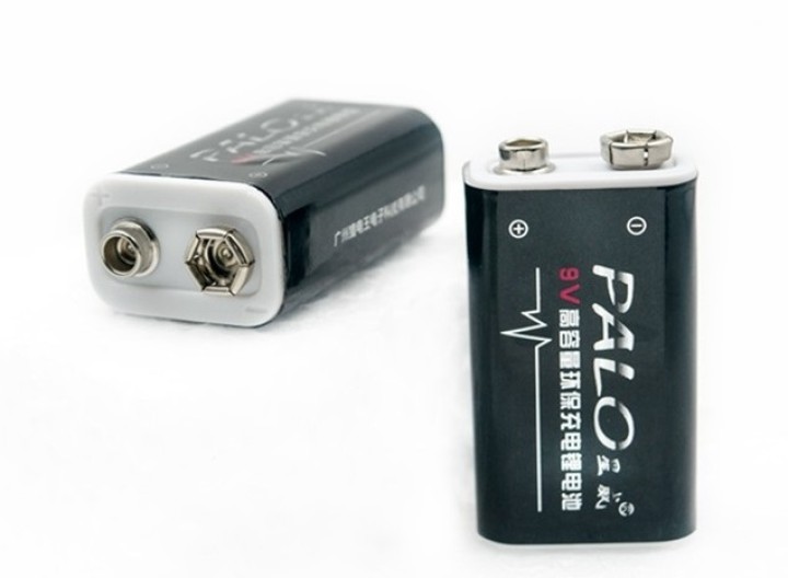 2 rechargeable batteries 6F22 006p 9V Li-ion 600mah jr international - 2