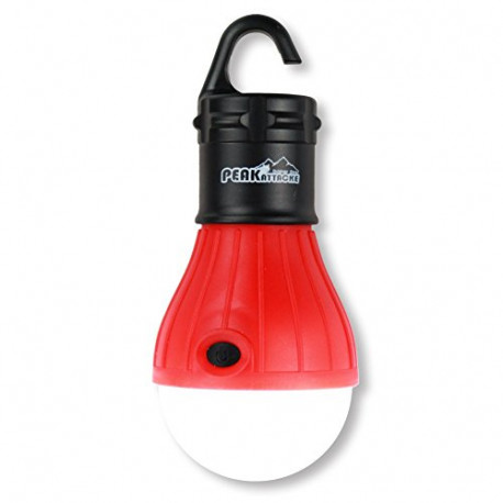 Lampe torche ampoule eclairage 3 led portative baladeuse pile tente de  camping avec crochet