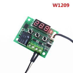 W1209 DC12V Digital Cool Heat temp Thermostat Thermometer Temperature Control On/Off Switch -50-110C Temperature Control Switch 