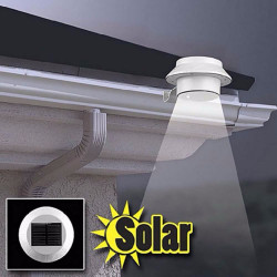 3 Bright White LED Garden Led Solar light Outdoor Waterproof Garden Yard Wall Pathway Lamp For Driveways outdoor parties jr inte