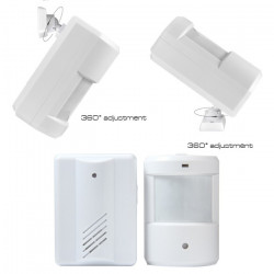 YF-0155 PIR 200m Wireless Chime Door Bell Doorbell Remote Control Doorbell Detector Anti-theft Infrared Sensors Alarm jr interna