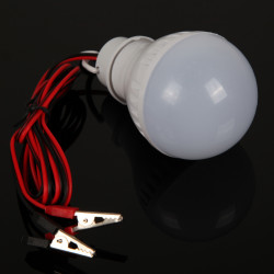 6000K 12V CC portable de la energía solar LED del bulbo de la lámpara de iluminación al aire libre Campo de pesca de la tiend jr