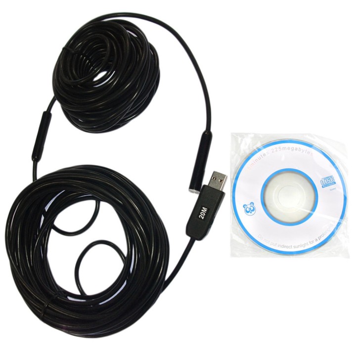 20m usb-kamera video-inspektion endoskoprohr rohr entsperrung farbe führte wasserdicht ip66 jr international - 5