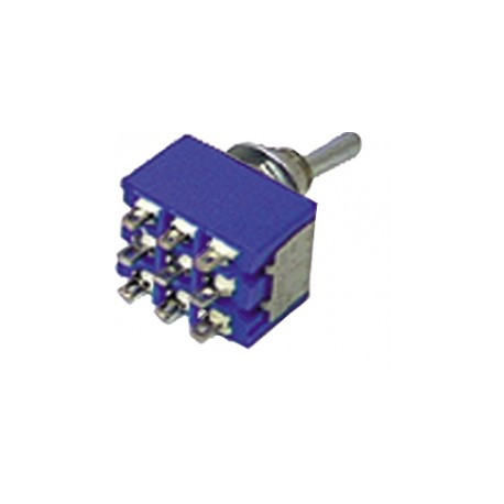 Wechselrichter mit 2-poligem 3-poligem Hebel 3x nein / nf auf 2a 250v Bohren 6.2mm coms331 jr international - 1