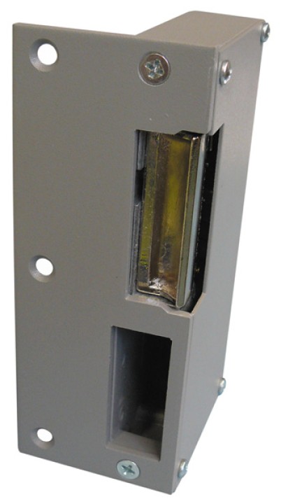 Cerradero en saledizo 12v reversible para cerradura fijacion aparente cerradero en saledizo 12v reversible cierre jr internation